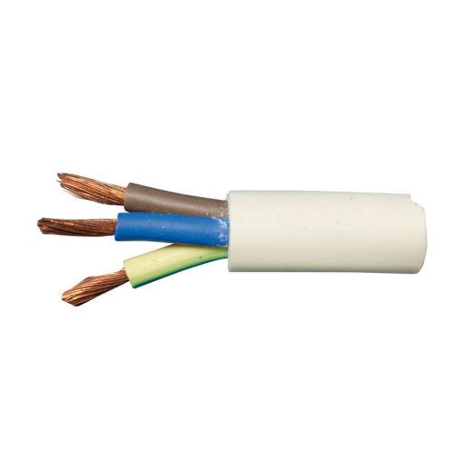 Kábel H05VV-F 3G1 biela