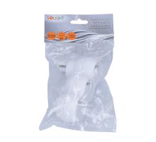 Solight rozbočka s podpěrou, 3 x 10A, bílá (5)
