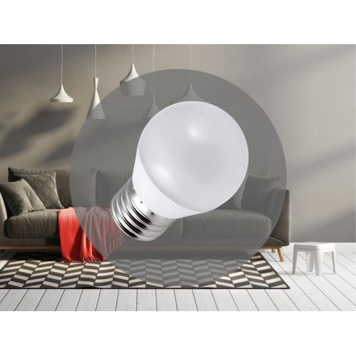 LED žárovka 5W - G45 / E27 / SMD / 3000K - ZLS817