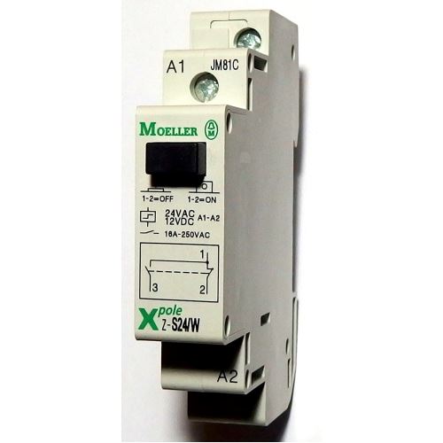 Z-S24/W impulzní relé 24VAC+12VDC 1W(CO) (Moeller)
