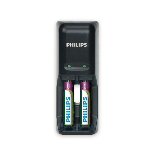 Nabiječka Philips SCB 1240NB MINI + 2 ks baterie Philips