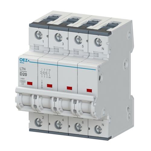 Jistič 3p+N B  20A 10kA LTN