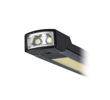 Solight pracovní nabíjecí LED lampa,  500lm + 70lm, COB, Li-Ion, USB, černooranžová (7)