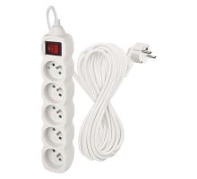Prodlužovací kabel s vypínačem 5 zásuvek 10m 3x 1,5mm (1)