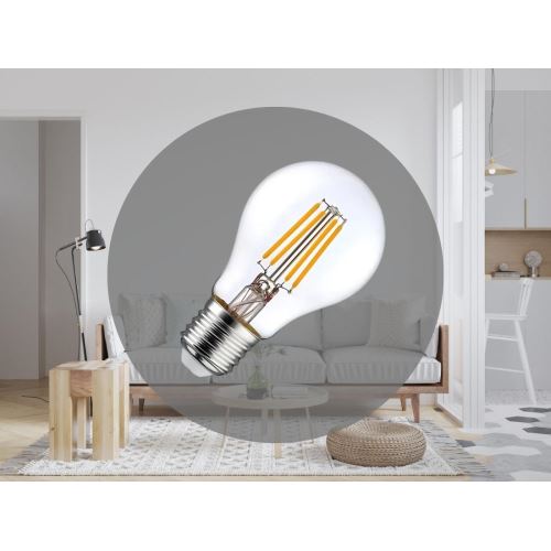 LED Filament 7,3W CLEAR - A60 / E27 / 3000K - ZLF512A