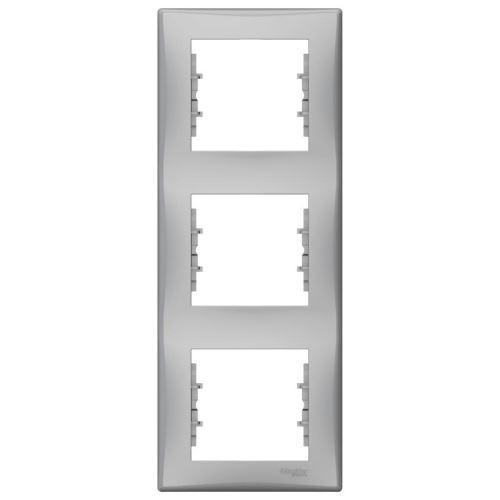Sedna rámček 3-násobný zvislý Aluminium