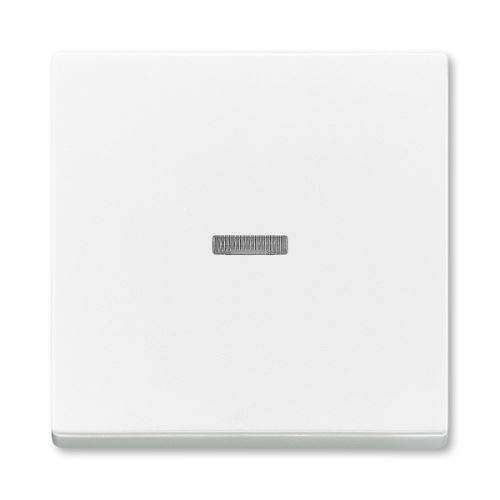 Kryt spínače jednoduchý s čirým průzorem, studio bílá, ABB Future linear, Solo 3559B-A0065384