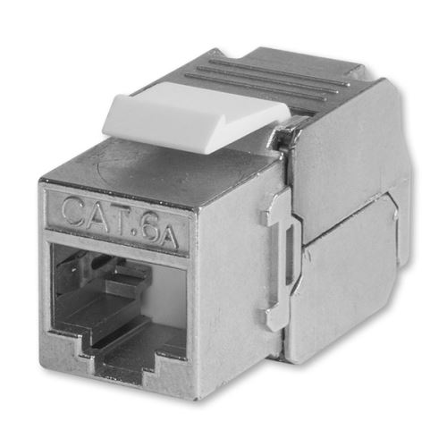 Keystone Jack CAT6A 8p. stíněný ABB RJ45C6AS