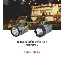 LED nabíjecí svítilna P2311, 300 lm, 2400 mAh (3)