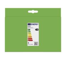LED žiarovka Filament A60 / E27 / 5 W (75 W) / 1 060 lm / teplá biela (10)