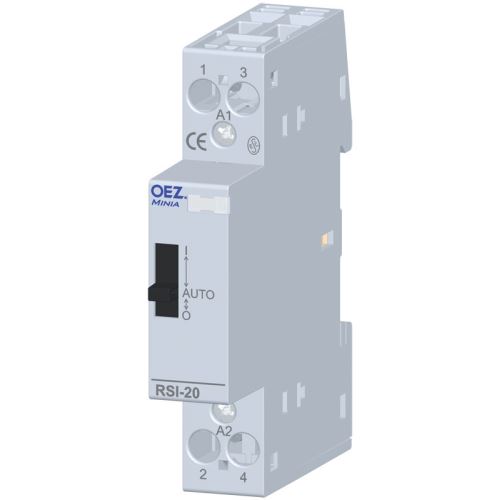 Instalační stykač RSI-20-20-X230-M Ith 20 A, Uc 230 V a.c./d.c., 2xzap