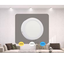 LED přisazený panel 12W / PRSF / SMD / CCT / WH - LPL333