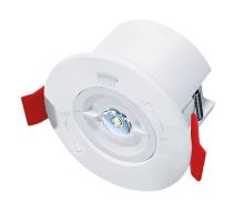 Solight LED nouzové osvětlení podhledové, 200lm, IP65, LiFePo4 1800mAh baterie, autotest