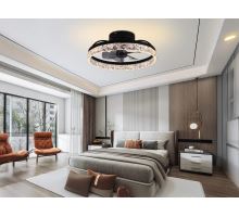 LED svietidlo s diaľkovým ovládačom a ventilátorom 63W - JF1301/B (8)
