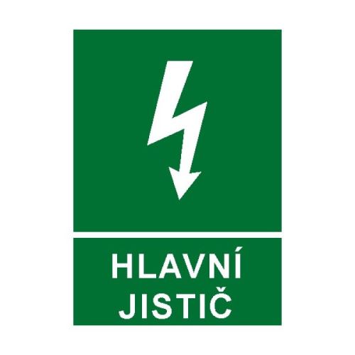 štítek 22-A HLAVNÍ JISTIČ