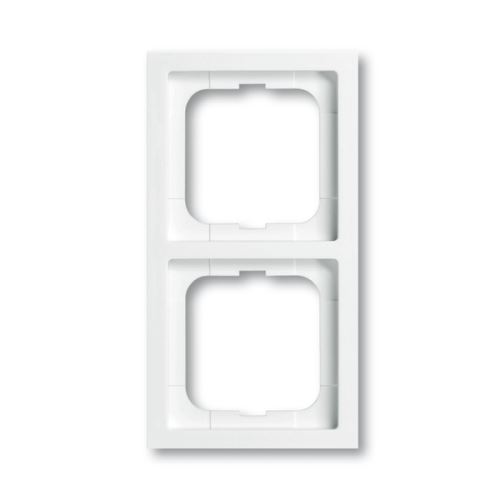 Rámeček pro elektroinstalační přístroje dvojnásobný, studio bílá, ABB Future linear 2CKA001754A4236