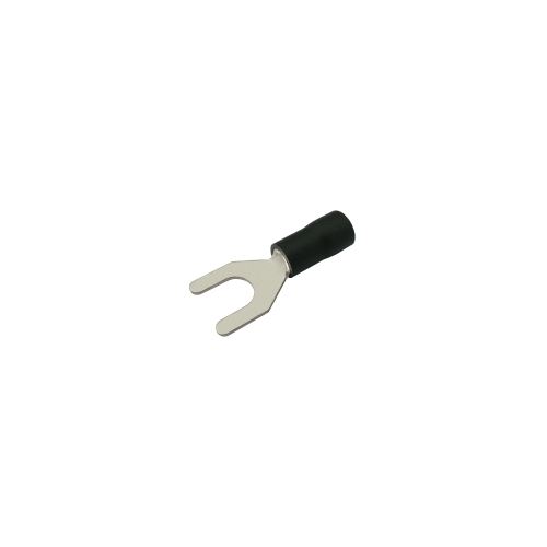 Vidlička 6.5mm, vodič 2.5-4.0mm čierna