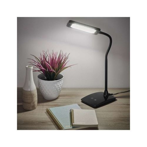 LED stolní lampa Eddy, černá