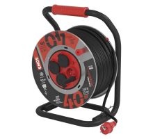 Guma-neoprén predĺž. kábel, bubon kovový - 4z, 40m, 2,5mm2