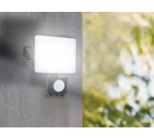 Venkovní černý LED reflektor s PIR senzorem 20W / 4000K - LF7022S (7)