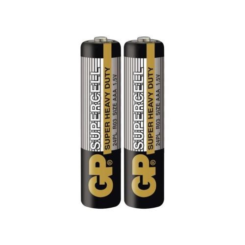 Zinkovo-uhlíková batéria GP Supercell R03 (AAA) fólie