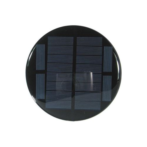 Solární panel mini 5V/200mA, polykrystalický, průměr 110mm