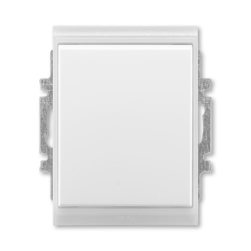 Přepínač střídavý s krytem, řazení 6, IP 44, bílá/ledová bílá, ABB Element, Time 3558E-A06940 01