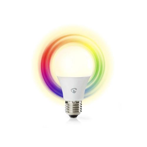 Smart LED žárovka E27 9W RGB Nedis WIFILRC10E27 WiFi Tuya