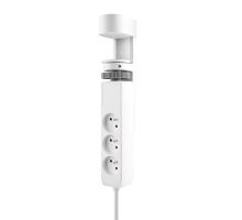 Solight 3z + USB A+C přenosné stolní zásuvky, 2m, bílá, USB rychlonabíječka 20W PD Solight 3z + USB A+C přenosné stolní zásuvky, 2m, bílá, USB rychlonabíječka 20W PD