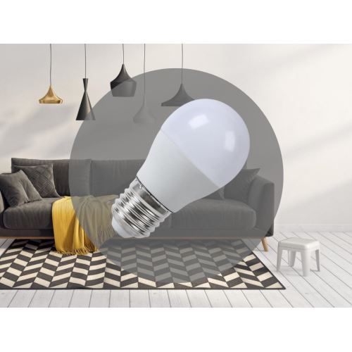 LED žiarovka 8W - G45 / E27 / SMD / 3000K - ZLS819