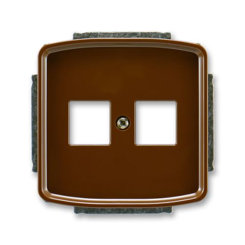 Kryt zásuvky komunikačné so strmeňom, hnedá, ABB Tango 5014A-A02018 H