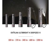 CREE LED kovová svítilna Ultibright 50, P3150, 100lm, 1xAAA (3)