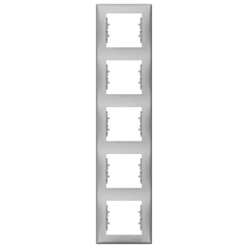 Sedna rámeček 5-násobný svislý Aluminium