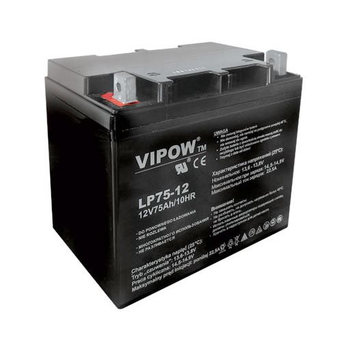 Batéria olovená 12V 75Ah VIPOW