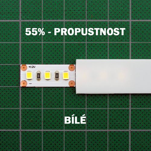 Plexi J bílé pro FKU13,14,18, 1m