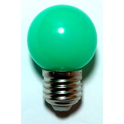 LED žárovka COLOUR 1W/E27 zelená