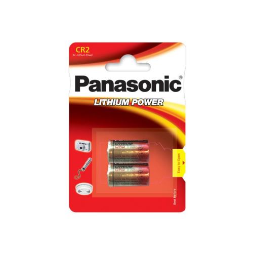 Baterie CR2 PANASONIC lithiová 2ks / blistr