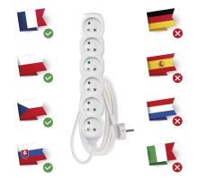 Prodlužovací kabel 2m 6 zásuvky (3)