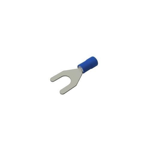 Vidlička 6.5mm, vodič 1.5-2.5mm modrá