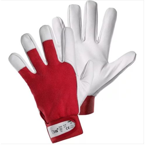 TECHNIK rukavice jemné suchý zips vel.9 červené