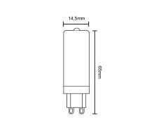 LED žiarovka 4W - G9 / COB / 2800K - ZLS614COB (5)