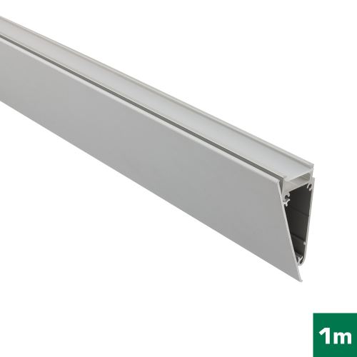 AL profil FKU59 pre LED, s plexi, 1m, elox
