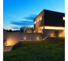 Solight LED venkovní nástěnné osvětlení Modena, 12W, 680lm, 120°, černá (3)