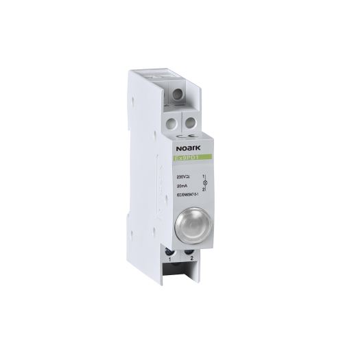 Ex9PD1w 230V AC/DC Světelné návěstí, 230V AC/DC, 1 bílá LED Noark