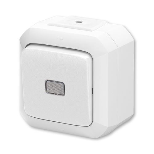 Ovládač prepínací IP54 s čírym priezorom ABB 3558N-C86511 B