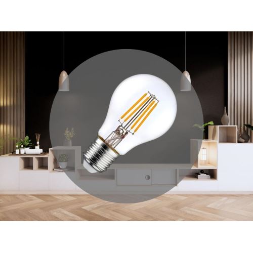 LED Filament 5W CLEAR - A60 / E27 / 4000K - ZLF521A