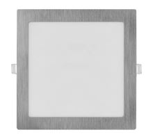 LED vstavané svietidlo NEXXO, štvorcové, strieborné, 18W, so zmenou CCT (5)