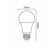 LED žiarovka 18W - A80 / E27 / SMD / 3000K - ZLS517 (2)
