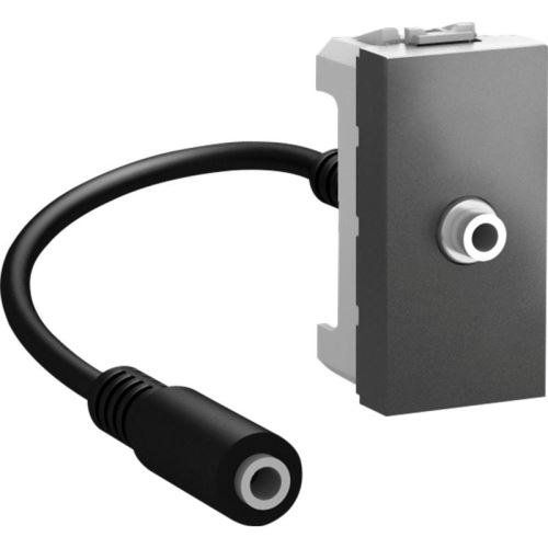 Konektor mini jack audio 3,5 mm Grafit