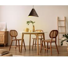Svítidlo masivní dřevo E27 / 450 - WRE022 (6)